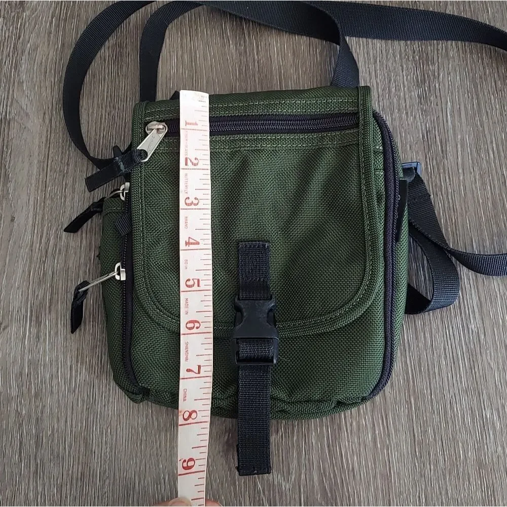 Eddie Bauer Green Crossbody Bag / Travel Bag